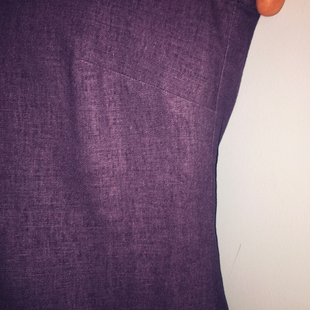 Linen blend Rabbit Rabbit Rabbit Sleeveless top PETITE - Picture 3 of 5